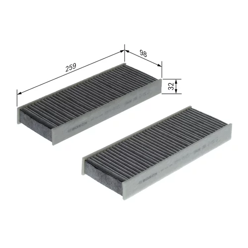 Filter vnútorného priestoru 1 987 435 525 /BOSCH/ - obr. 4
