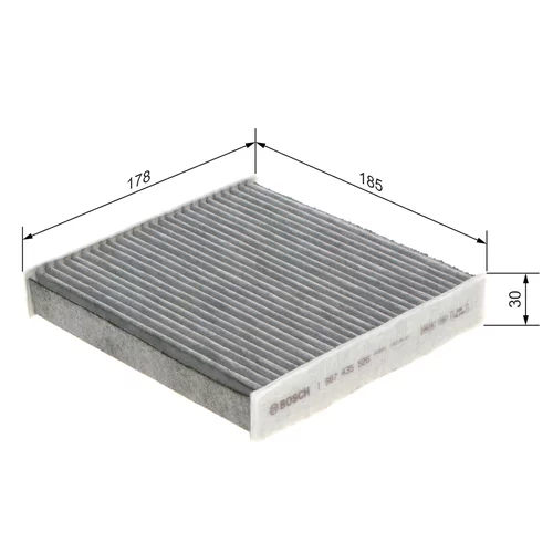 Filter vnútorného priestoru 1 987 435 526 /BOSCH/ - obr. 4