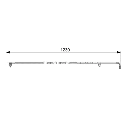 Výstražný kontakt opotrebenia brzdového obloženia 1 987 473 022 /BOSCH/ - obr. 4