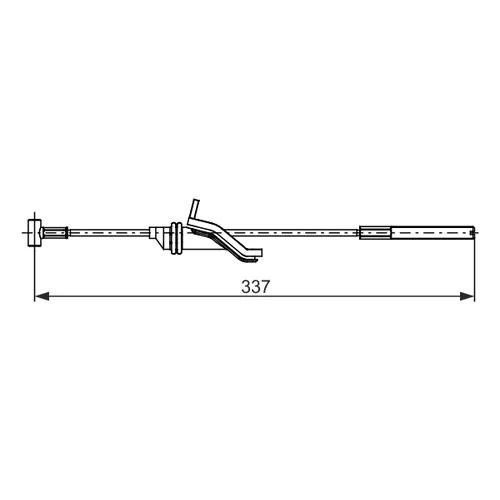 Ťažné lanko parkovacej brzdy 1 987 482 743 /BOSCH/ - obr. 4