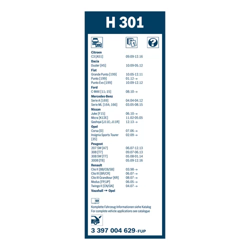 Stieracia lišta 3 397 004 629 /BOSCH/ - obr. 3