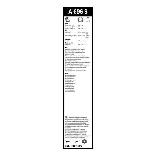 Stieracia lišta 3 397 007 696 /BOSCH/ - obr. 3