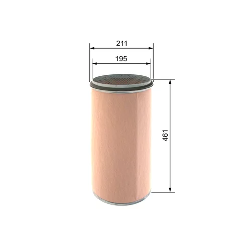 Filter sekundárneho vzduchu F 026 400 022 /BOSCH/ - obr. 4