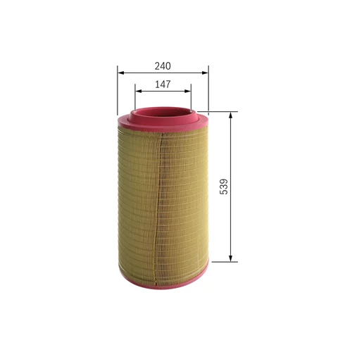 Vzduchový filter F 026 400 237 /BOSCH/ - obr. 5