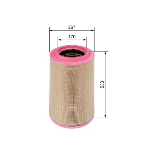 Vzduchový filter F 026 400 248 /BOSCH/ - obr. 4