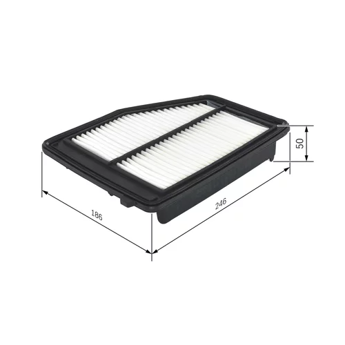 Vzduchový filter F 026 400 412 /BOSCH/ - obr. 4