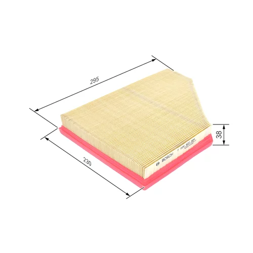 Vzduchový filter F 026 400 484 /BOSCH/ - obr. 4