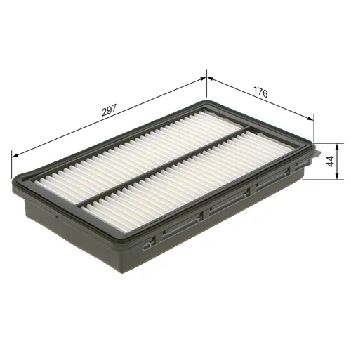 Vzduchový filter F 026 400 619 /BOSCH/ - obr. 4