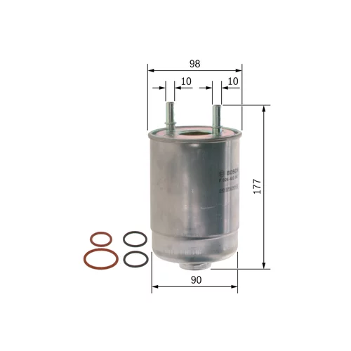 Palivový filter F 026 402 067 /BOSCH/ - obr. 4