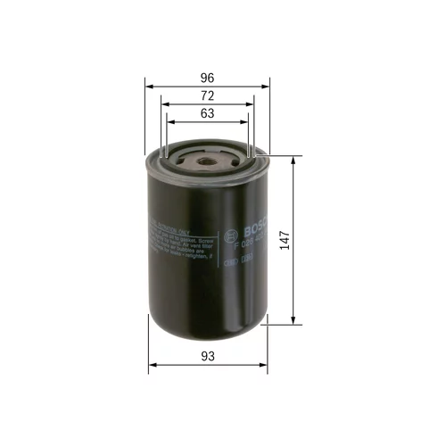 Palivový filter F 026 402 087 /BOSCH/ - obr. 4