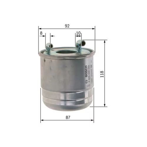 Palivový filter F 026 402 103 /BOSCH/ - obr. 4