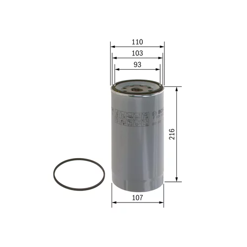 Palivový filter F 026 402 138 /BOSCH/ - obr. 4