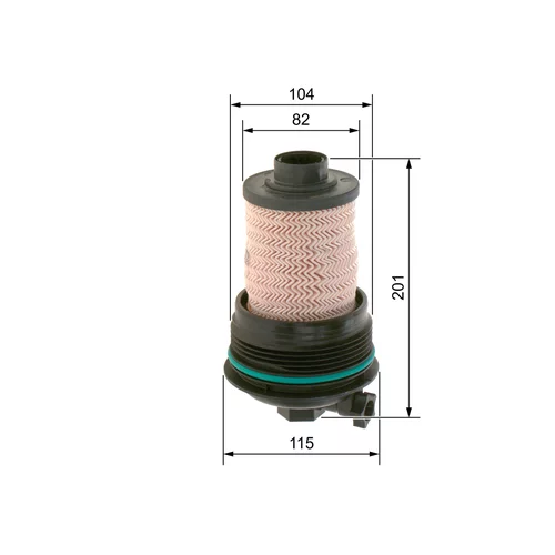 Palivový filter F 026 402 260 /BOSCH/ - obr. 4