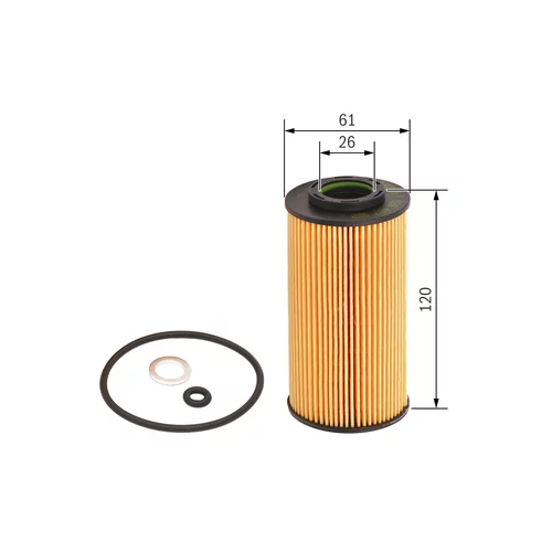Olejový filter F 026 407 062 /BOSCH/ - obr. 4