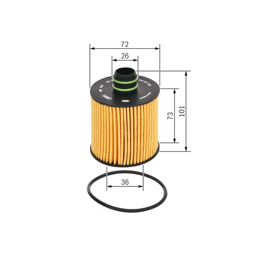 Olejový filter F 026 407 108 /BOSCH/ - obr. 4