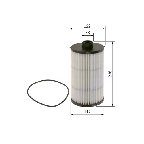 Olejový filter F 026 407 217 /BOSCH/ - obr. 4