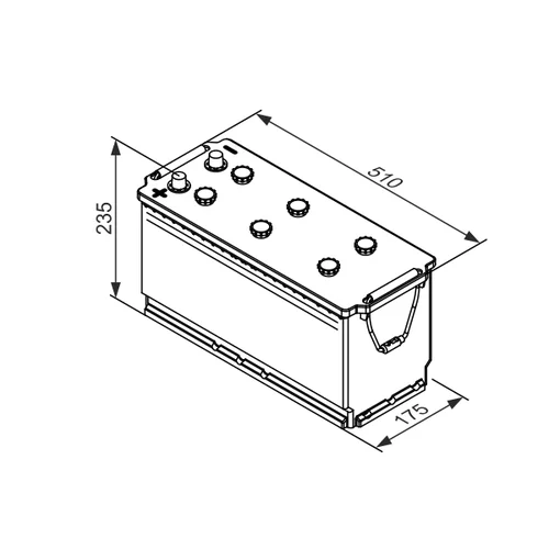 Štartovacia batéria 0 092 T30 390 /BOSCH/ - obr. 4