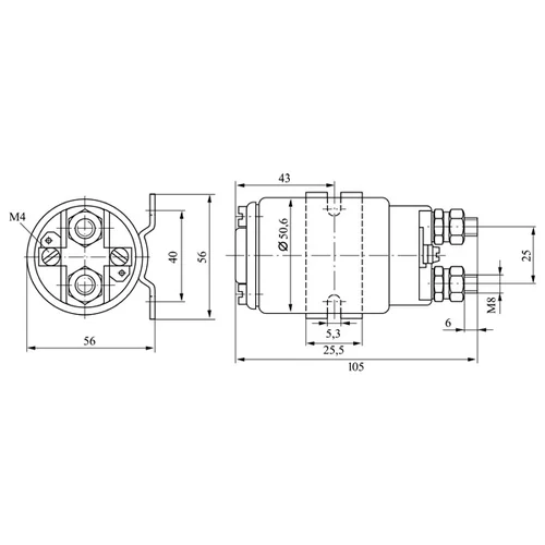 Relé pracovného prúdu 0 333 009 009 /BOSCH/ - obr. 4