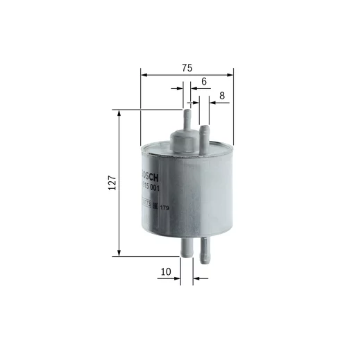Palivový filter 0 450 915 001 /BOSCH/ - obr. 4
