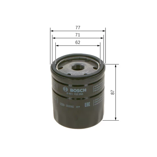 Olejový filter 0 451 102 056 /BOSCH/ - obr. 4