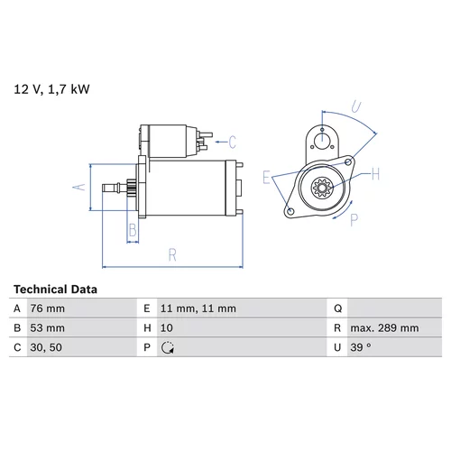 Štartér 0 986 016 700 /BOSCH/ - obr. 3