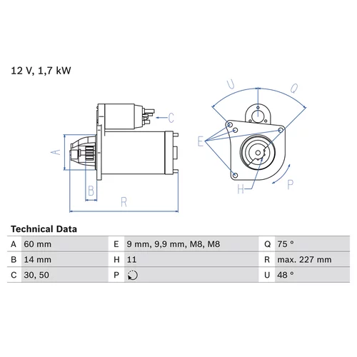 Štartér 0 986 023 050 /BOSCH/ - obr. 4