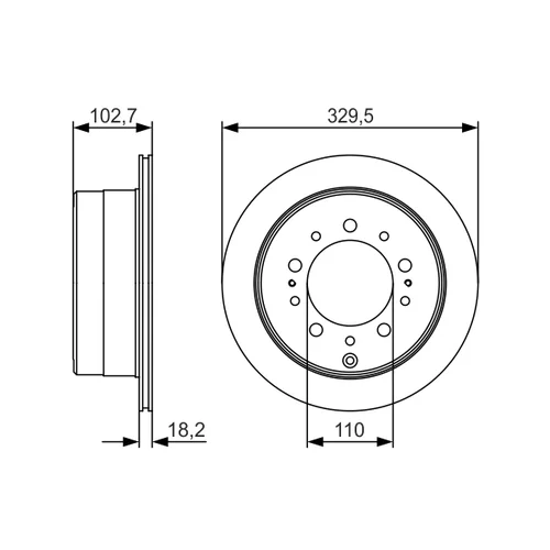 Brzdový kotúč 0 986 479 R15 /BOSCH/ - obr. 4