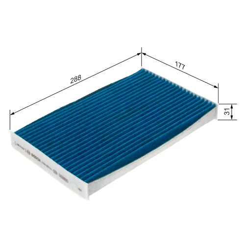 Filter vnútorného priestoru 0 986 628 578 /BOSCH/ - obr. 4