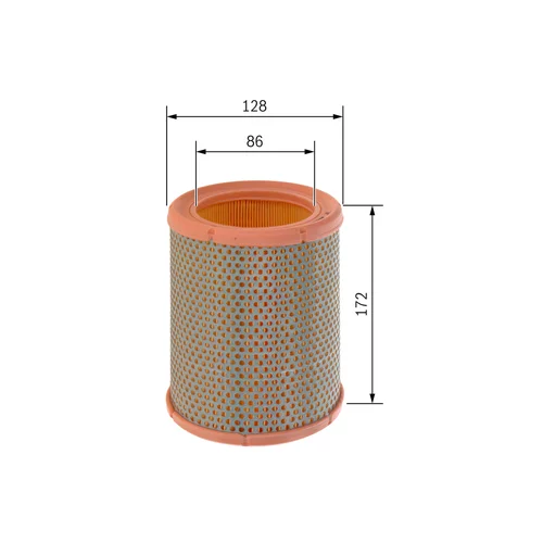 Vzduchový filter 1 457 432 106 /BOSCH/ - obr. 4