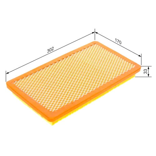 Vzduchový filter 1 457 432 150 /BOSCH/ - obr. 4