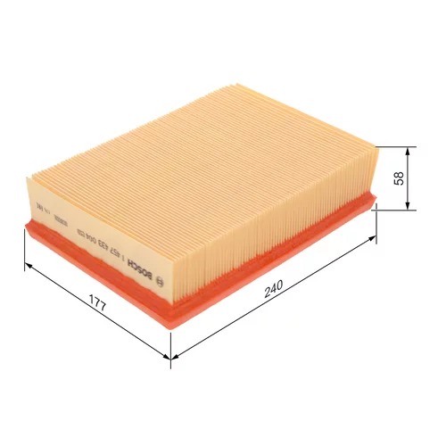 Vzduchový filter 1 457 433 004 /BOSCH/ - obr. 4