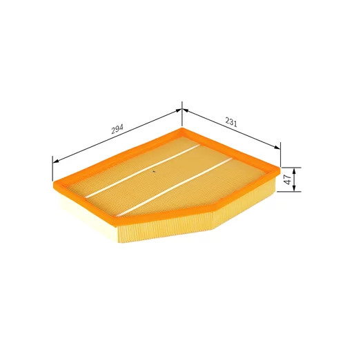 Vzduchový filter 1 457 433 094 /BOSCH/ - obr. 4