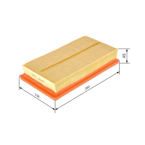 Vzduchový filter 1 457 433 155 /BOSCH/ - obr. 4