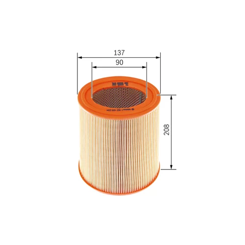 Vzduchový filter 1 457 433 234 /BOSCH/ - obr. 4