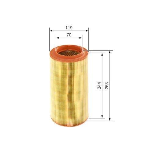 Vzduchový filter 1 457 433 538 /BOSCH/ - obr. 4