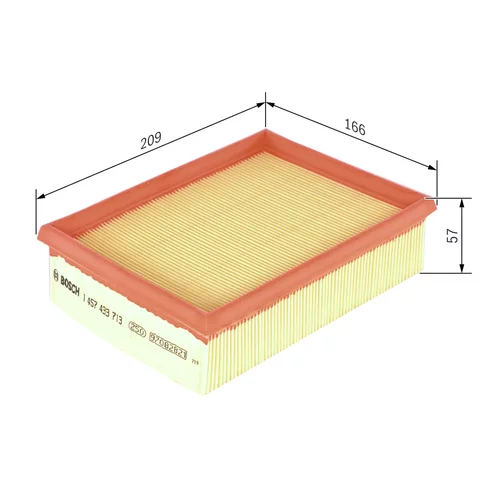 Vzduchový filter 1 457 433 713 /BOSCH/ - obr. 4
