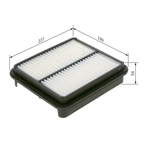 Vzduchový filter 1 457 433 956 /BOSCH/ - obr. 4