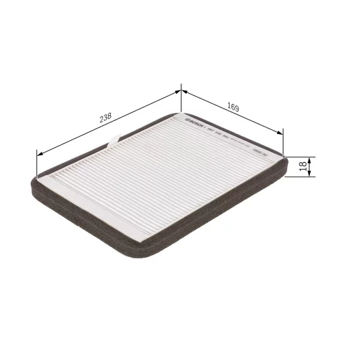 Filter vnútorného priestoru 1 987 432 061 /BOSCH/ - obr. 4