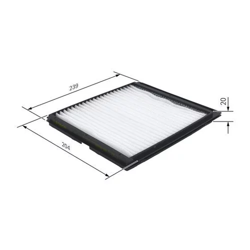 Filter vnútorného priestoru 1 987 432 119 /BOSCH/ - obr. 4
