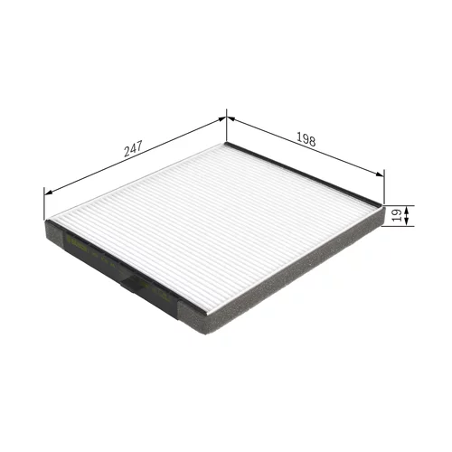 Filter vnútorného priestoru 1 987 432 241 /BOSCH/ - obr. 4