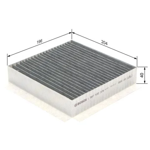 Filter vnútorného priestoru 1 987 432 378 /BOSCH/ - obr. 4