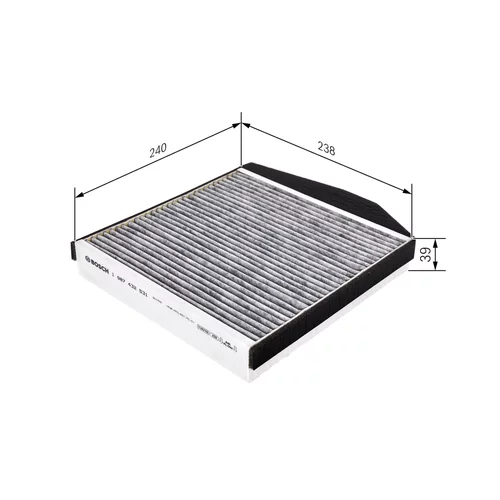 Filter vnútorného priestoru 1 987 432 531 /BOSCH/ - obr. 3