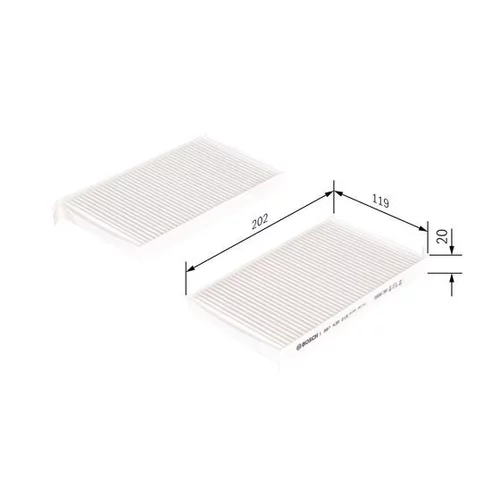 Filter vnútorného priestoru 1 987 435 015 /BOSCH/ - obr. 4