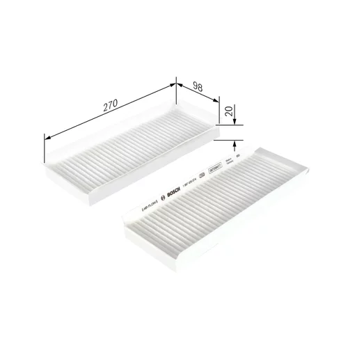 Filter vnútorného priestoru 1 987 435 074 /BOSCH/ - obr. 4