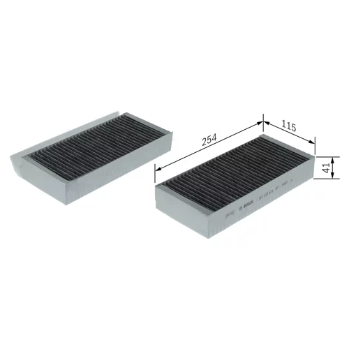 Filter vnútorného priestoru 1 987 435 618 /BOSCH/ - obr. 3
