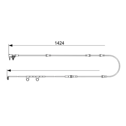 Výstražný kontakt opotrebenia brzdového obloženia 1 987 473 581 /BOSCH/ - obr. 4