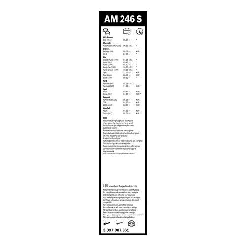 Stieracia lišta 3 397 007 561 /BOSCH/ - obr. 3