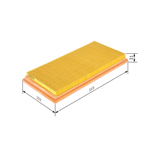 Vzduchový filter F 026 400 053 /BOSCH/ - obr. 4