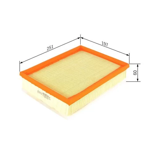 Vzduchový filter F 026 400 234 /BOSCH/ - obr. 4