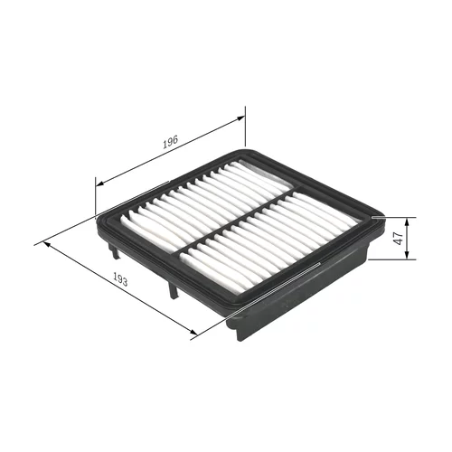 Vzduchový filter F 026 400 352 /BOSCH/ - obr. 4